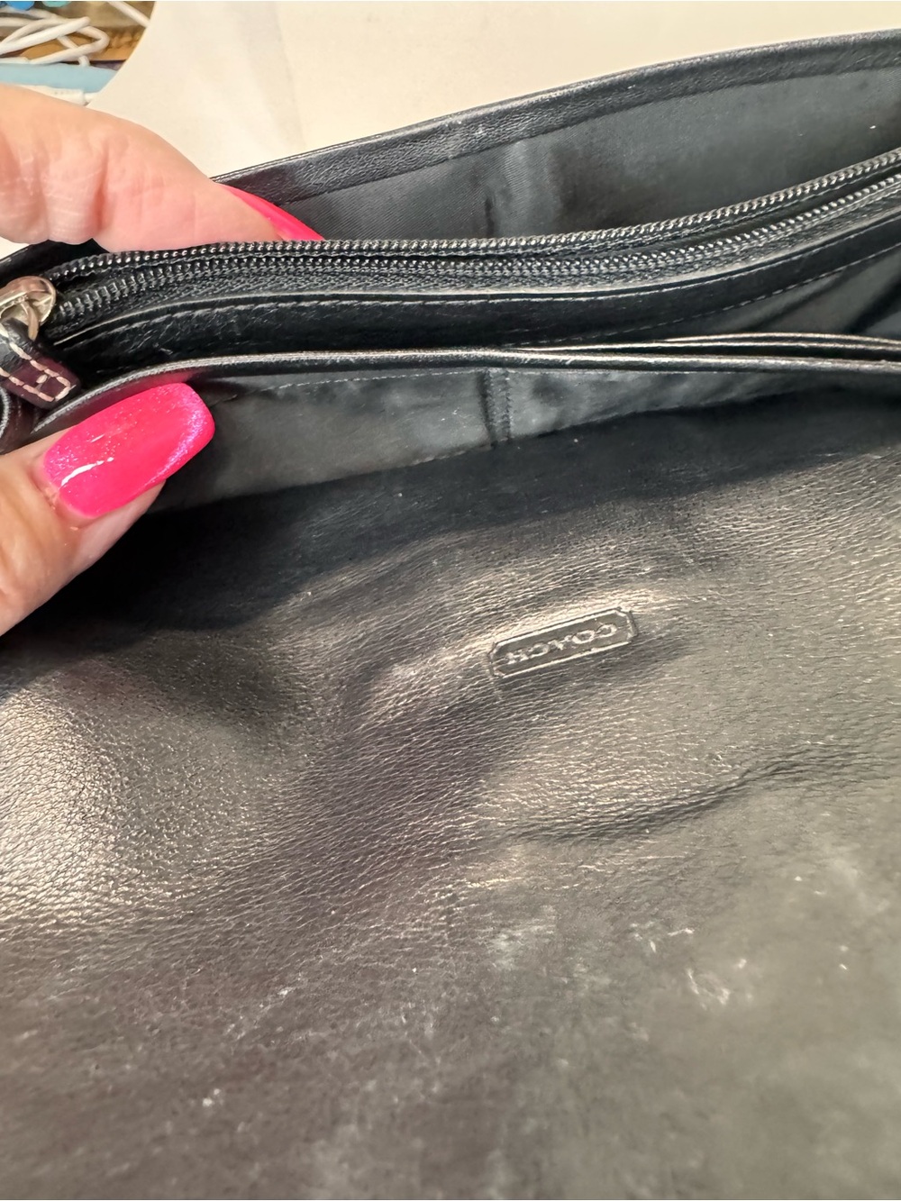 Coach Black Leather Soho? Wallet - Picture 11 of 12